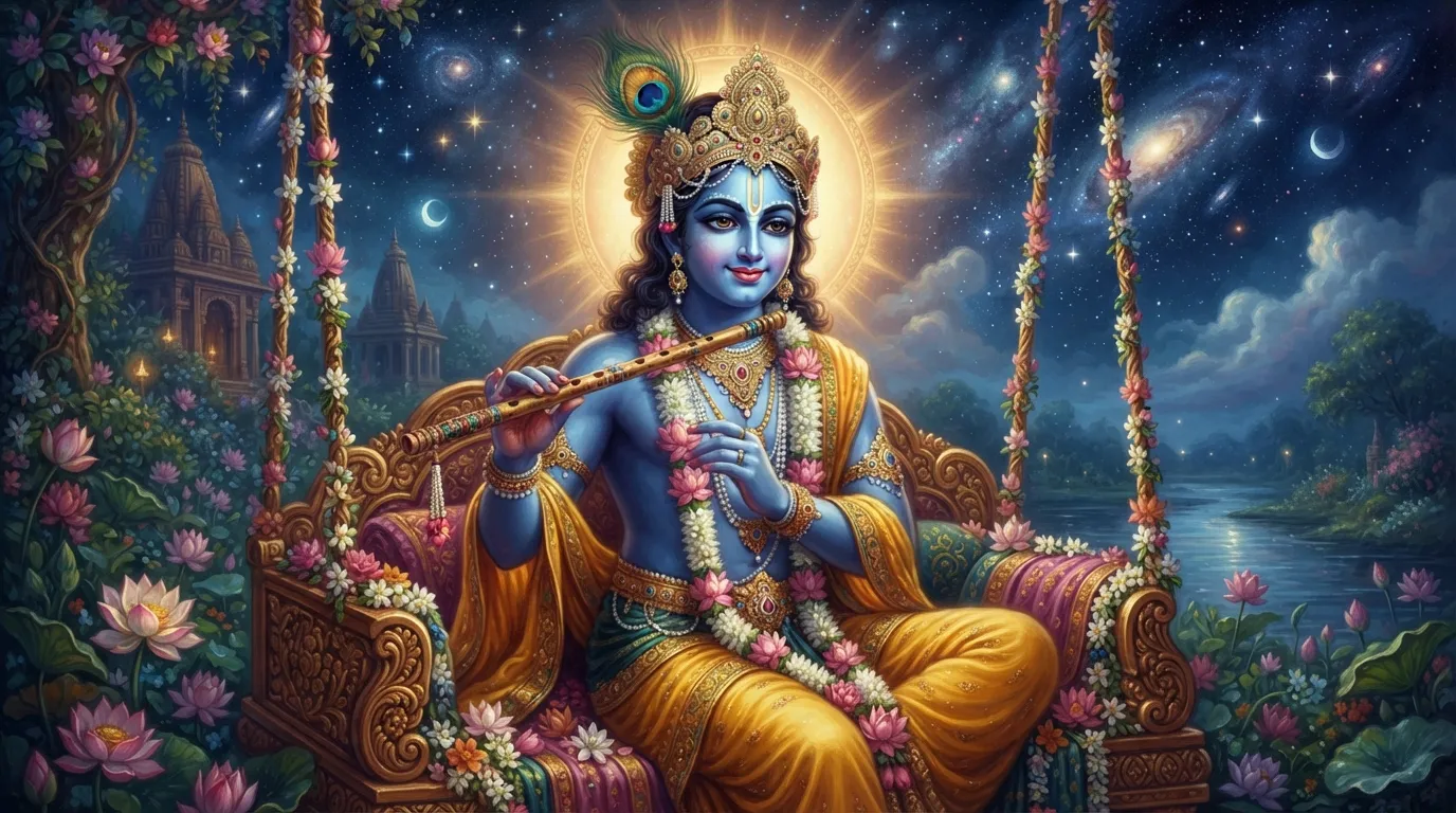 भगवान कृष्ण का रंग नीला क्यों है? जानें इसके गहरे रहस्य