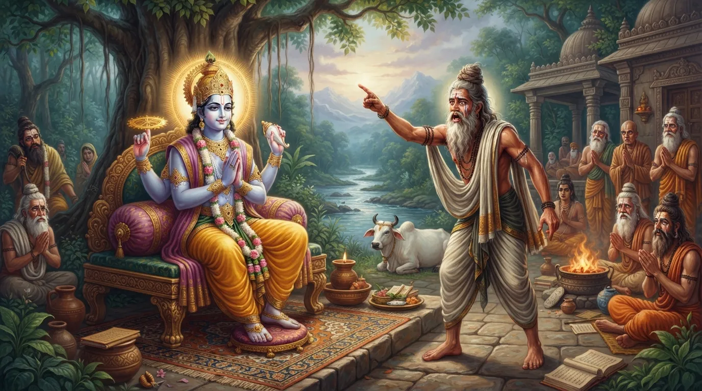 भृगु ऋषि का श्राप: क्यों विष्णु को सहना पड़ा पत्नी वियोग का दुःख?