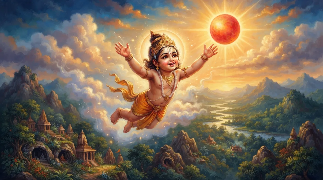 हनुमान जी ने सूरज को फल समझकर क्यों खा लिया था?