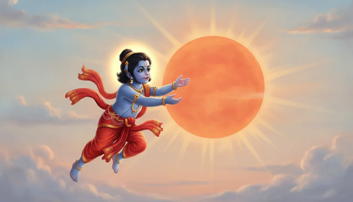हनुमान जी ने सूर्य को फल क्यों समझा? एक दिव्य कथा