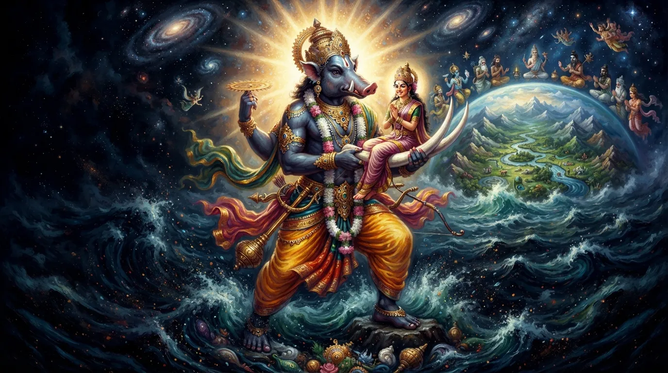 कौन था वह असुर जिसने पृथ्वी को समुद्र में डुबो दिया था?