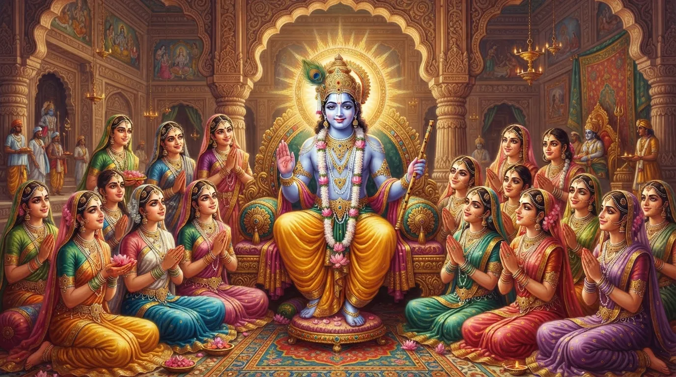 कृष्ण ने क्यों किया 16,108 कन्याओं से विवाह? जानें पूरी कथा