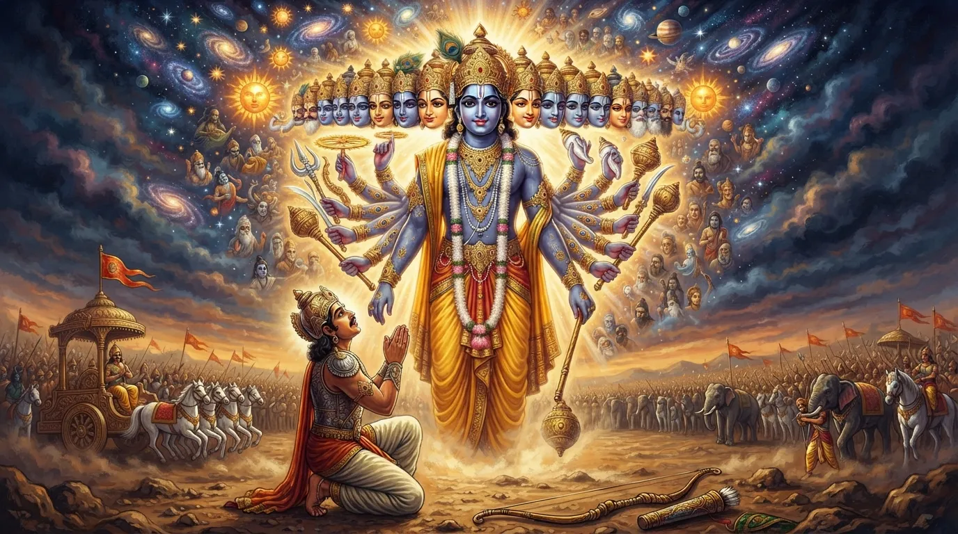 अर्जुन के अलावा और कौन थे कृष्ण के विराट रूप के साक्षी?