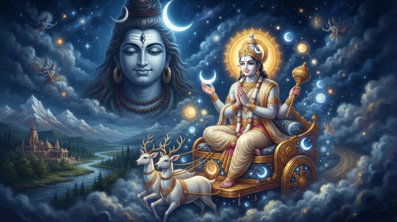 क्यों घटता-बढ़ता है चांद का आकार? जानिए चंद्रमा की पौराणिक कथा