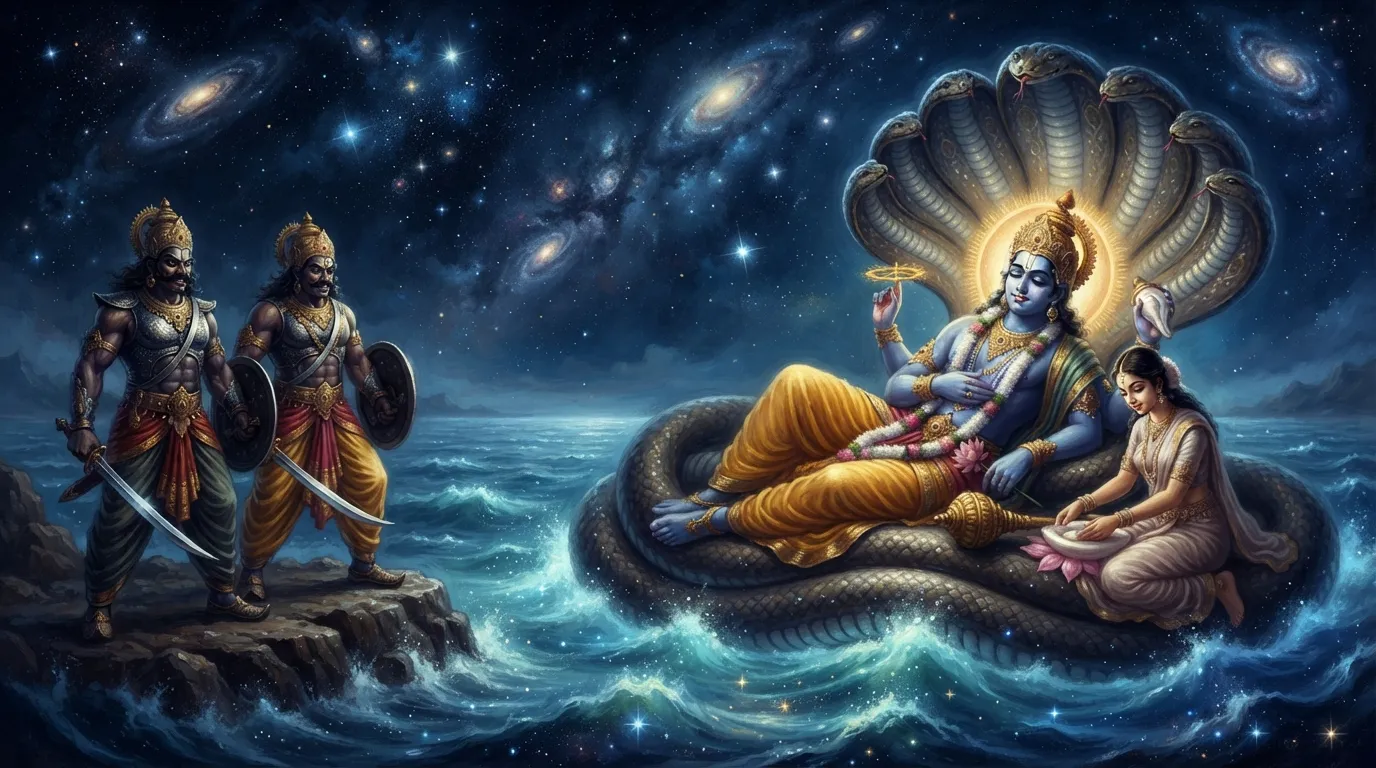मधु-कैटभ: विष्णु के कानों से जन्मे वो दैत्य जिनका वध असंभव था