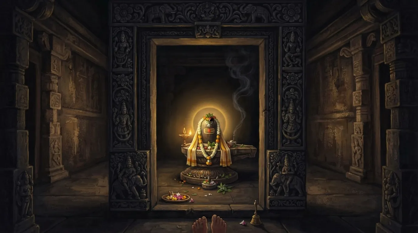 मंदिर का गर्भगृह छोटा और अंधेरा क्यों होता है?