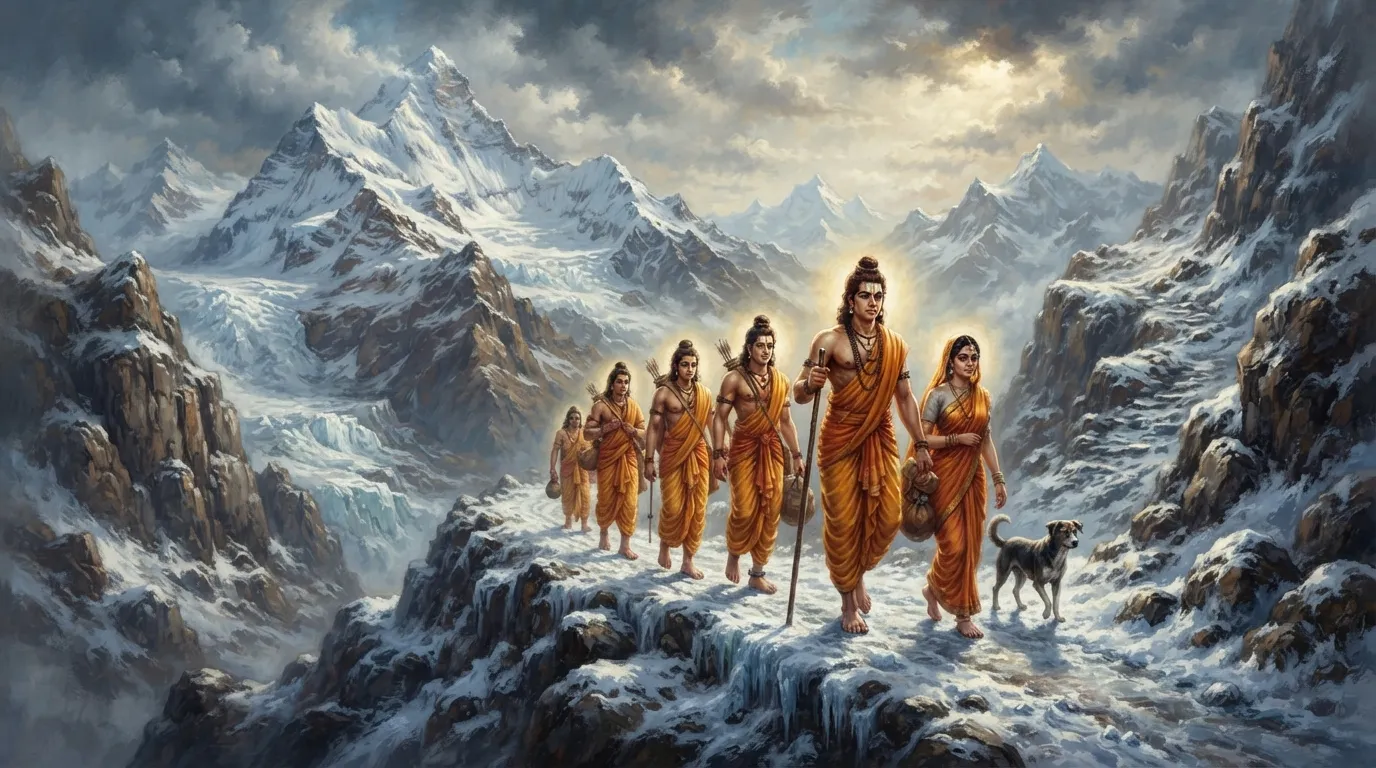 पांडवों की स्वर्ग यात्रा: युधिष्ठिर ही सशरीर स्वर्ग क्यों पहुँचे?