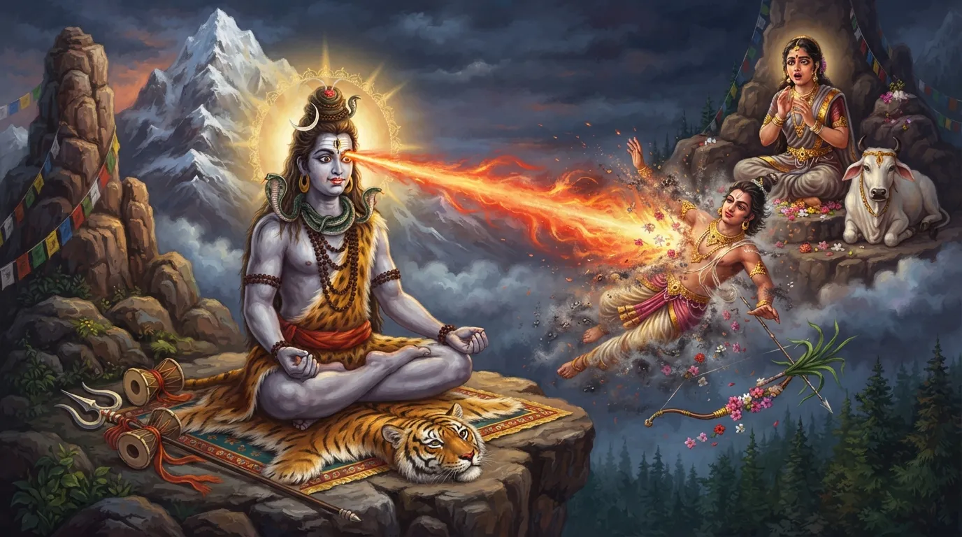 शिव ने कामदेव को क्यों भस्म किया? तप और प्रेम की एक अद्भुत कथा