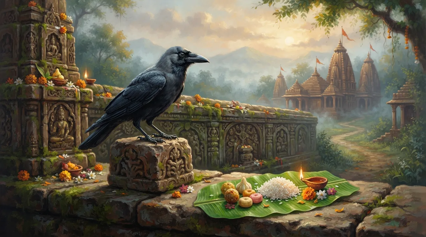 श्राद्ध में कौओं को भोजन क्यों कराते हैं? जानें पितरों से जुड़ा गहरा रहस्य